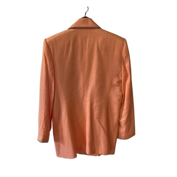 Solini New York Women’s Vintage Blazer with Rhinstone Trim Size 10 - Picture 3 of 11